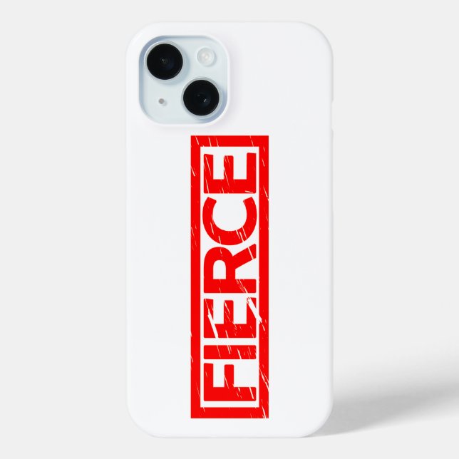 Fierce Stamp Case-Mate iPhone Case (Back)