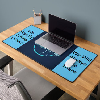 Fierce 'Technology is Man's Best Friend' Art Colle Desk Mat