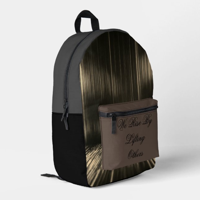 Fierce Technology  Man's Best Friend Art - Printed Backpack (Back Corner Left)