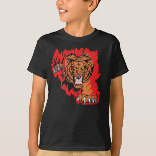 Fierce Tiger Clawing it's way out. T-Shirt