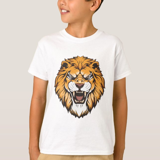 Fierce Tiger Graphic Tee"shirt  T-Shirt (Front)