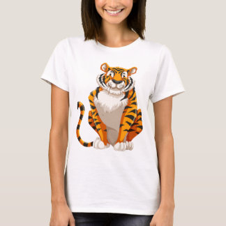 Fierce Tiger Graphic Tee"shirt  T-Shirt