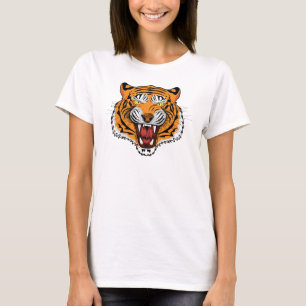 Fierce Tiger Head Illustration-24327 Hoodie T-Shirt