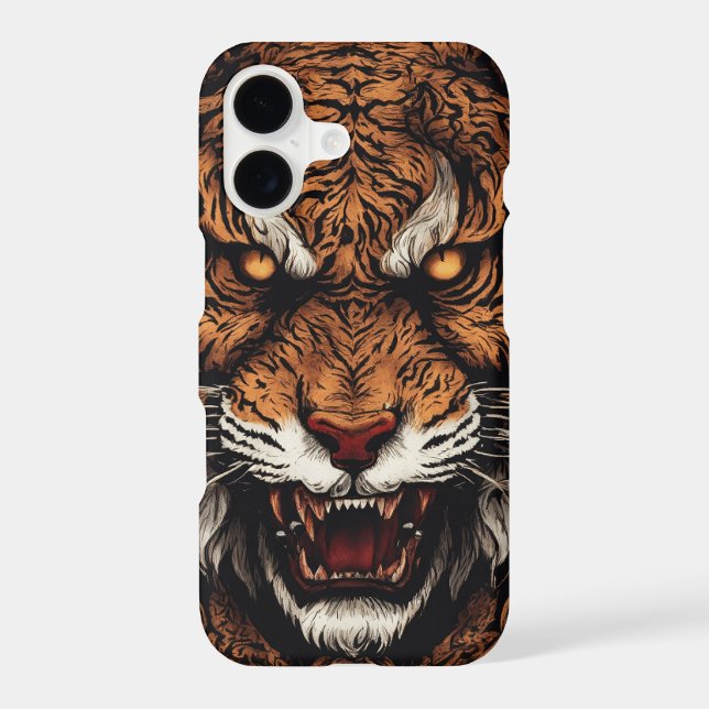 Fierce Tiger iPhone Cover - Roaring Protection for (Back)
