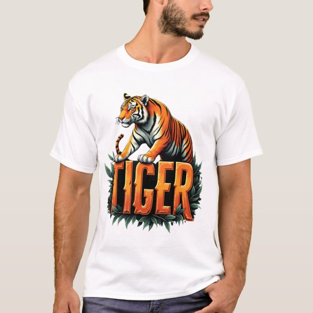 Fierce Tiger T-Shirt (Front)