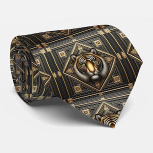 Fierce Tiger Tie   Masculine Men's Fashion