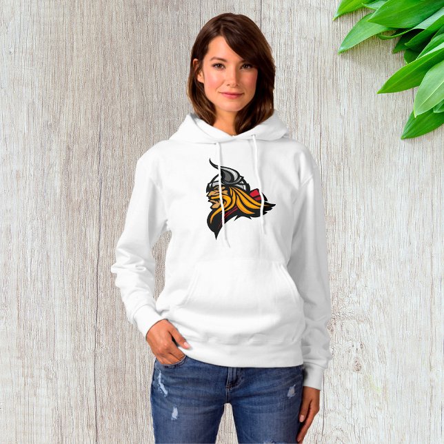 Fierce Viking Warrior Head Norse Helmet and Beard  Hoodie (Creator Uploaded)