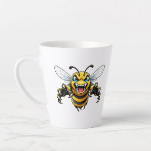 Fierce Wasp Face Mug - Insect Illustration