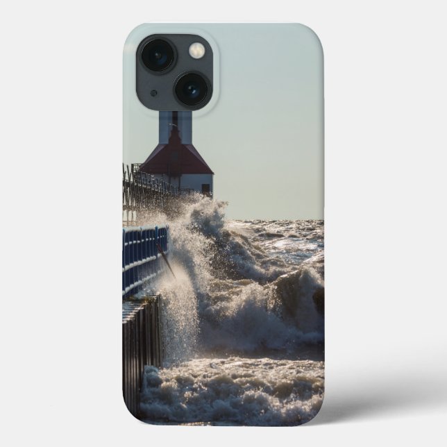 Fierce Waves At St Joseph Case-Mate iPhone Case (Back)