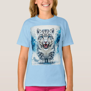 Fierce White Leopard T-Shirt