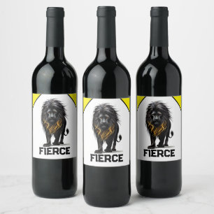 Fierce Wine Label