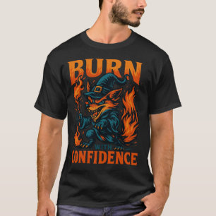 Fierce Witch Fox Cartoon Illustration T-Shirt