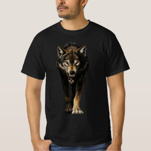 Fierce Wolf – Angry Wild Wolf Predator T-Shirt