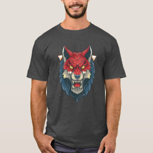 Fierce Wolf Face T-Shirt