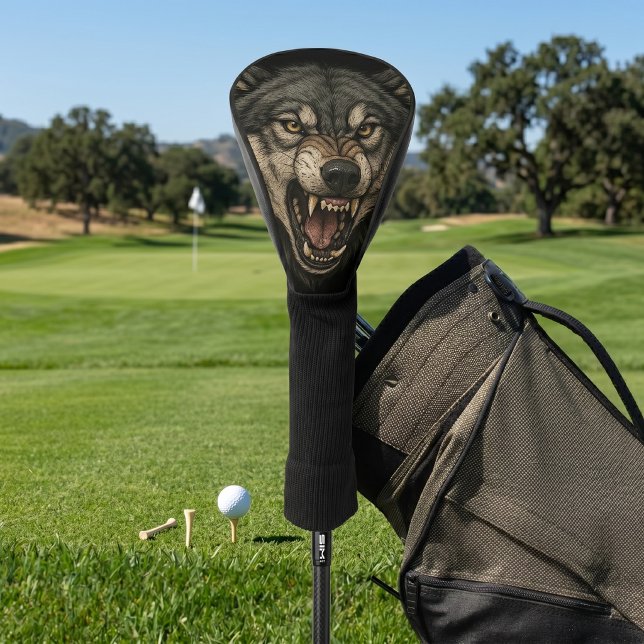 Fierce Wolf Golf Head Cover (Creator Uploaded)