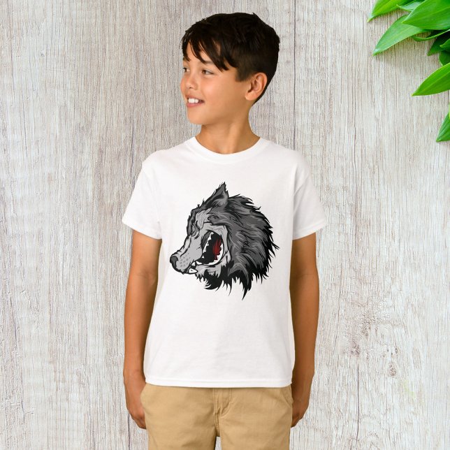 Fierce Wolf Head Bold Wild Animal T-Shirt (Creator Uploaded)