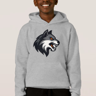 Fierce Wolf Head Mascot Logo – Bold Animal Graphic