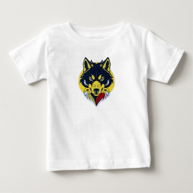Fierce Wolf Head T-Shirt  (Front)