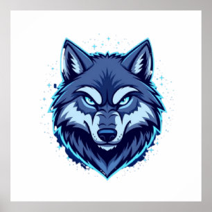 Fierce Wolf – Symbol of Strength and Freedom Poster