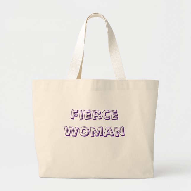 Fierce Woman tote bag (Front)