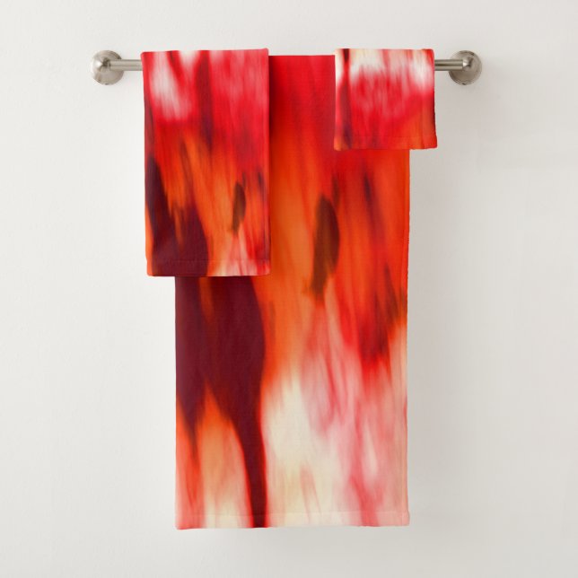 Fiery Bath Towel Set (Insitu)