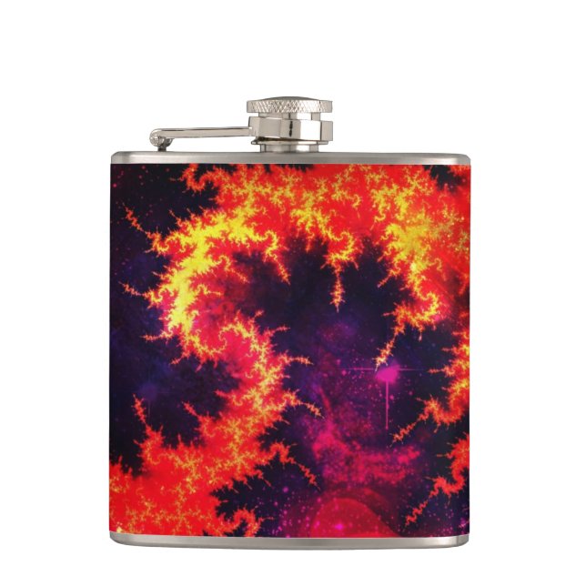 Fiery Beverage Flask (Front)