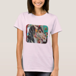 Fiery Carousel Horse T-Shirt