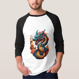 Fiery Chinese Dragon t-Shirt