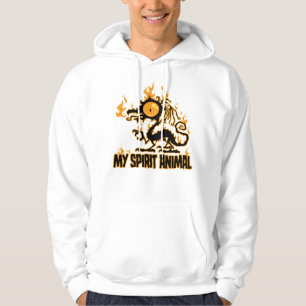 Fiery Crispy Dragon Spirit Animal Hoodie