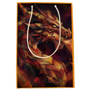 Fiery Dragon Medium Gift Bag