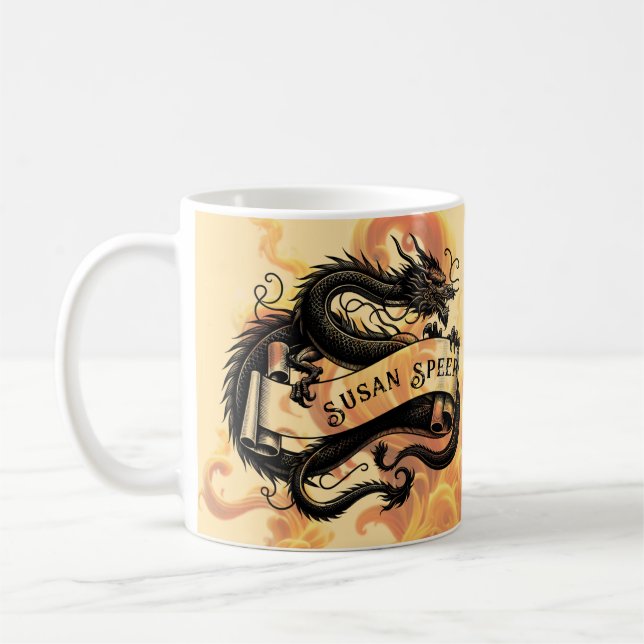 Fiery Dragon Mug (Left)