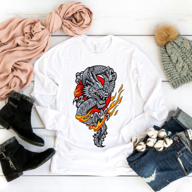 Fiery Dragon T-Shirt (Creator Uploaded)