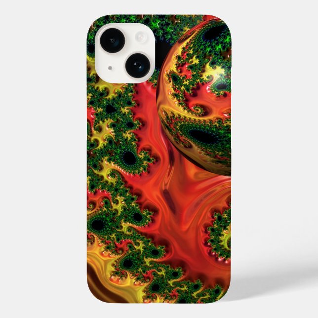 Fiery Elegance - A Study in Complexity  Case-Mate iPhone Case (Back)
