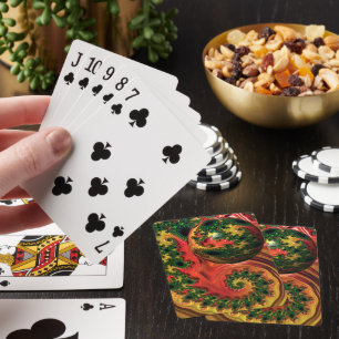 Fiery Elegance - A Study in Complexity Playing Cards