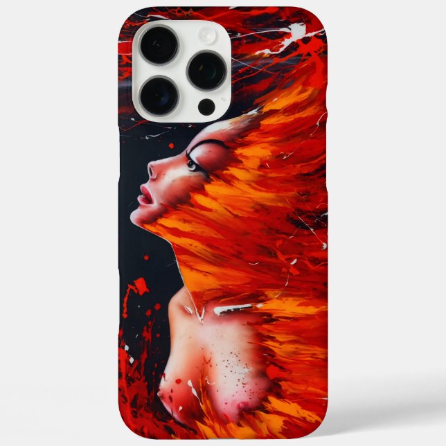 Fiery Elegance Case-Mate iPhone Case (Back)
