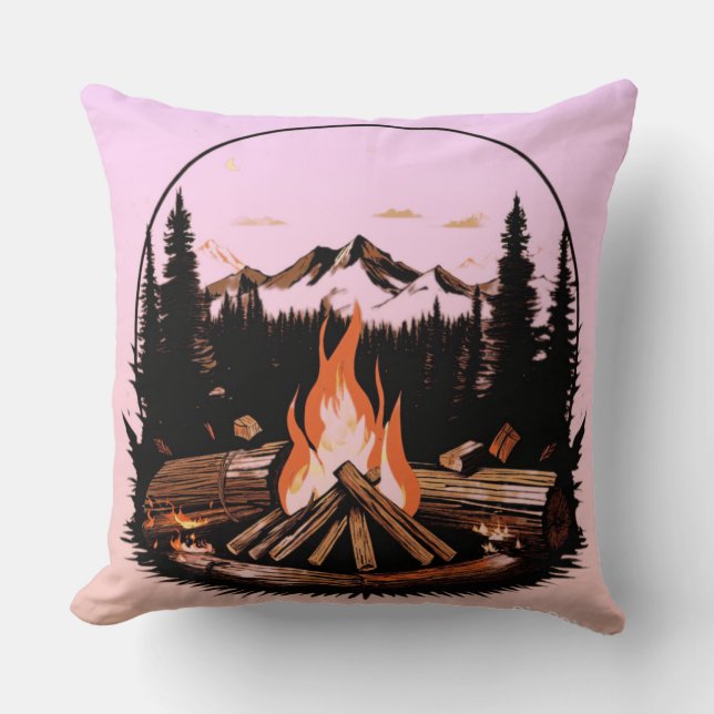 Fiery Elegance Cushion (Front)