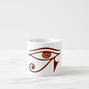 Fiery Eye Of Horus Espresso Mug
