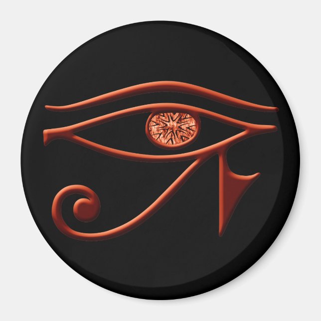 Fiery Eye Of Horus Magnet (Front)