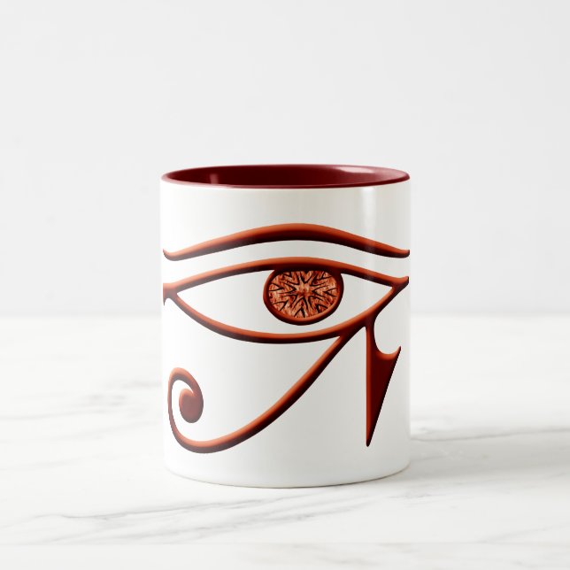 Fiery Eye Of Horus Mug (Center)