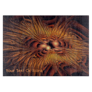 Fiery Filaments Cutting Board