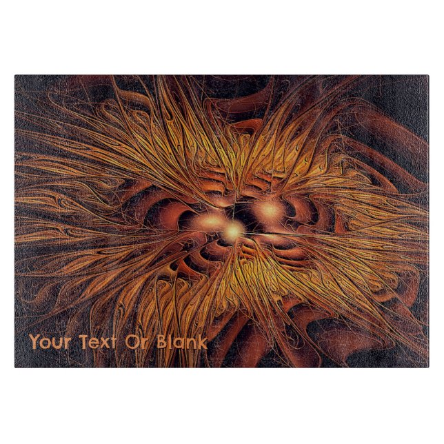 Fiery Filaments Cutting Board (Front)