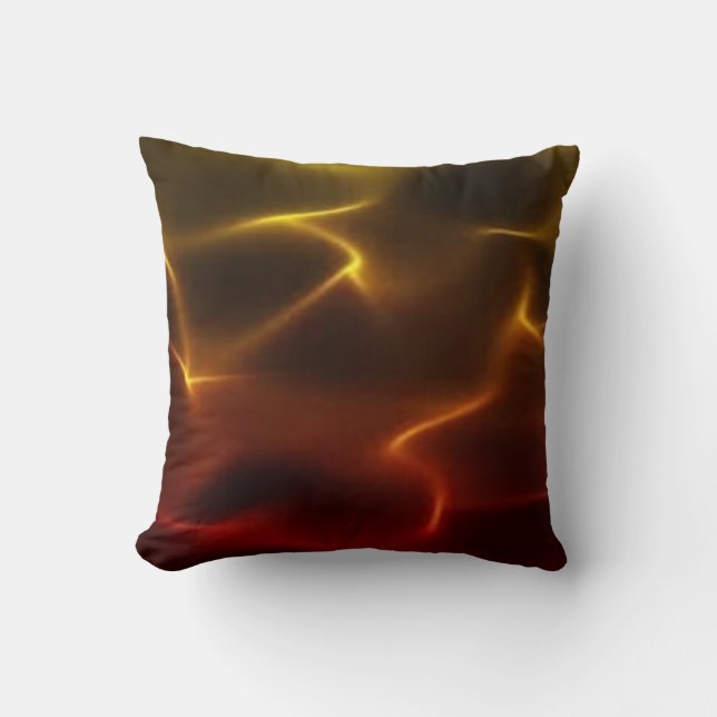 Fiery Flames Pillow (Front)