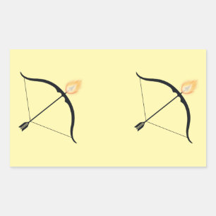 Fiery Focus – A Festival of Courage Rectangular Sticker