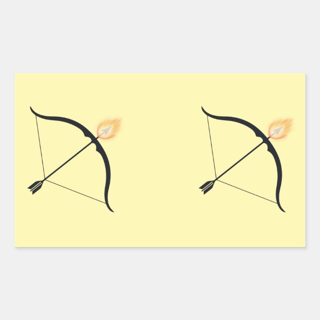 Fiery Focus – A Festival of Courage Rectangular Sticker (Front)