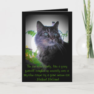 fiery furball - Mickael McGarel quote Card