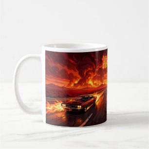 Fiery Inferno Road Rebel Rock Journey Mug