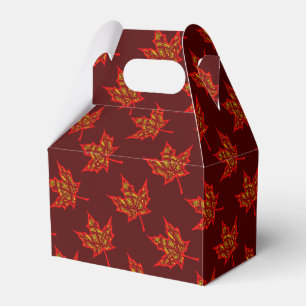 Fiery Leaf Favour Box