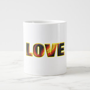 FIERY LOVE LARGE COFFEE MUG