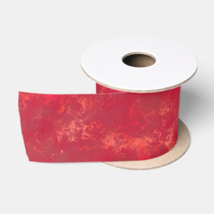 Fiery Mirage Satin Ribbon