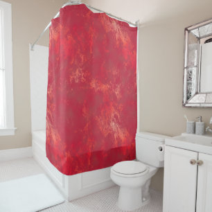 Fiery Mirage Shower Curtain